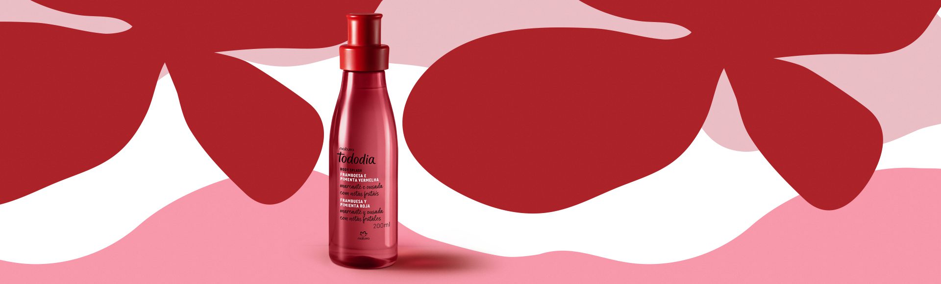 Tododia Framboesa e Pimenta Vermelha Body Splash Desodorante Colonia Feminino