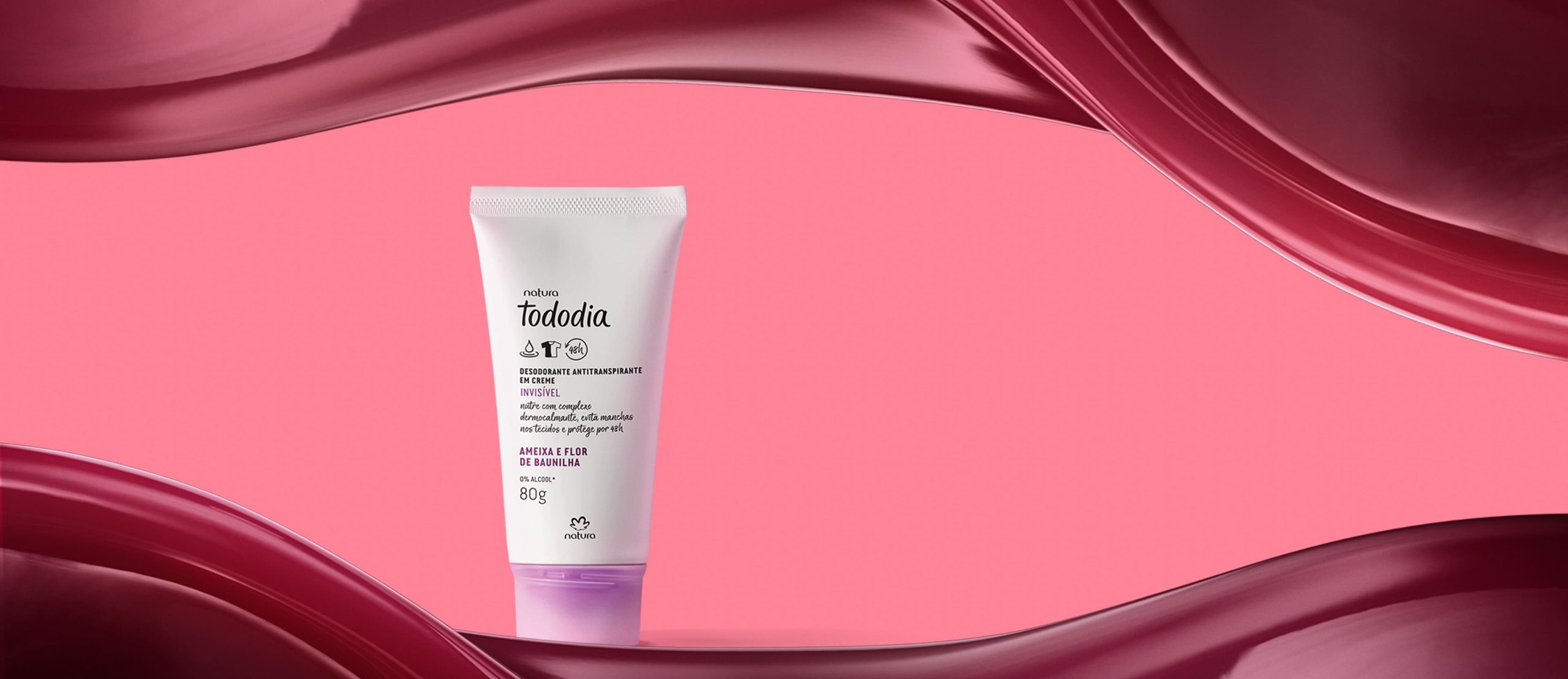 Desodorante Antitranspirante em Creme Tododia Ameixa e Flor de Baunilha scaled