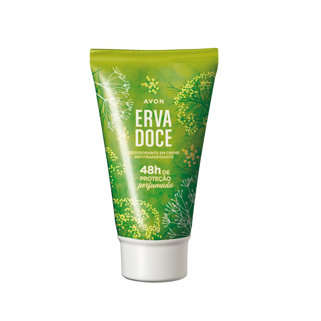 Desodorante em Creme Antitranspirante 48h de Proteção Erva-Doce