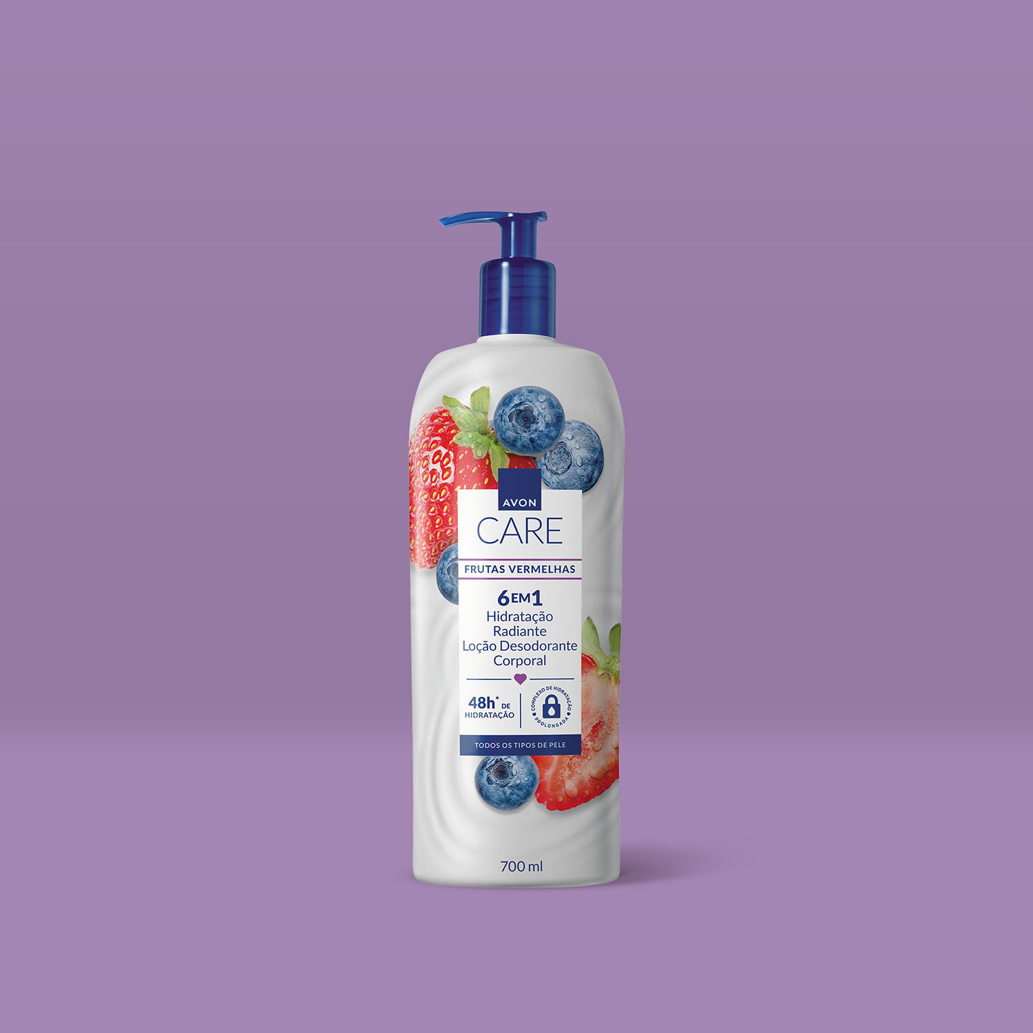 Locao Corporal Nutritiva Frutas Vermelhas