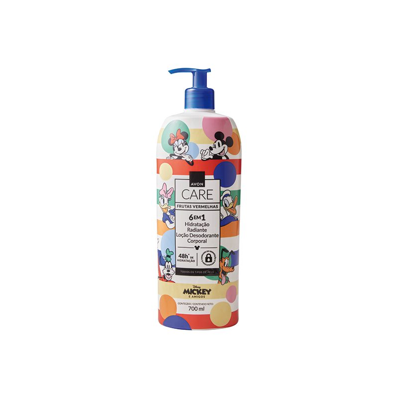 Mickey e Amigos Frutas Vermelhas Loção Corporal