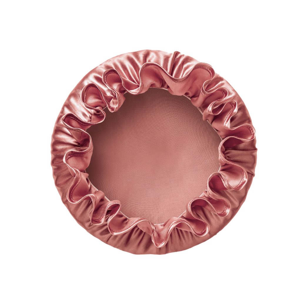 Touca de Cetim Rose Gold