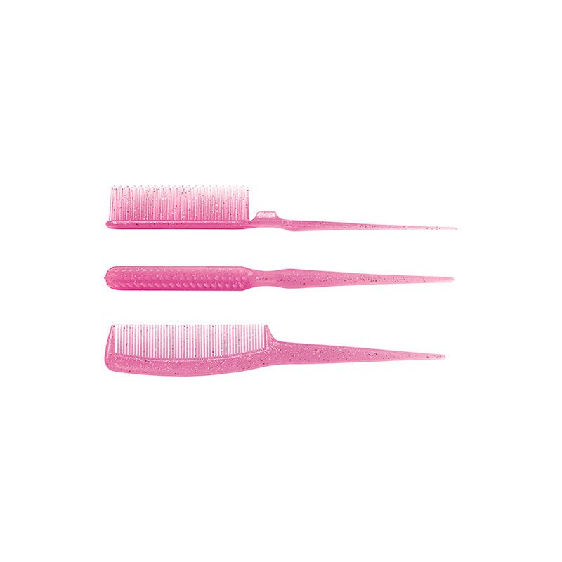 Kit Pente E Escova Cristal Glitter