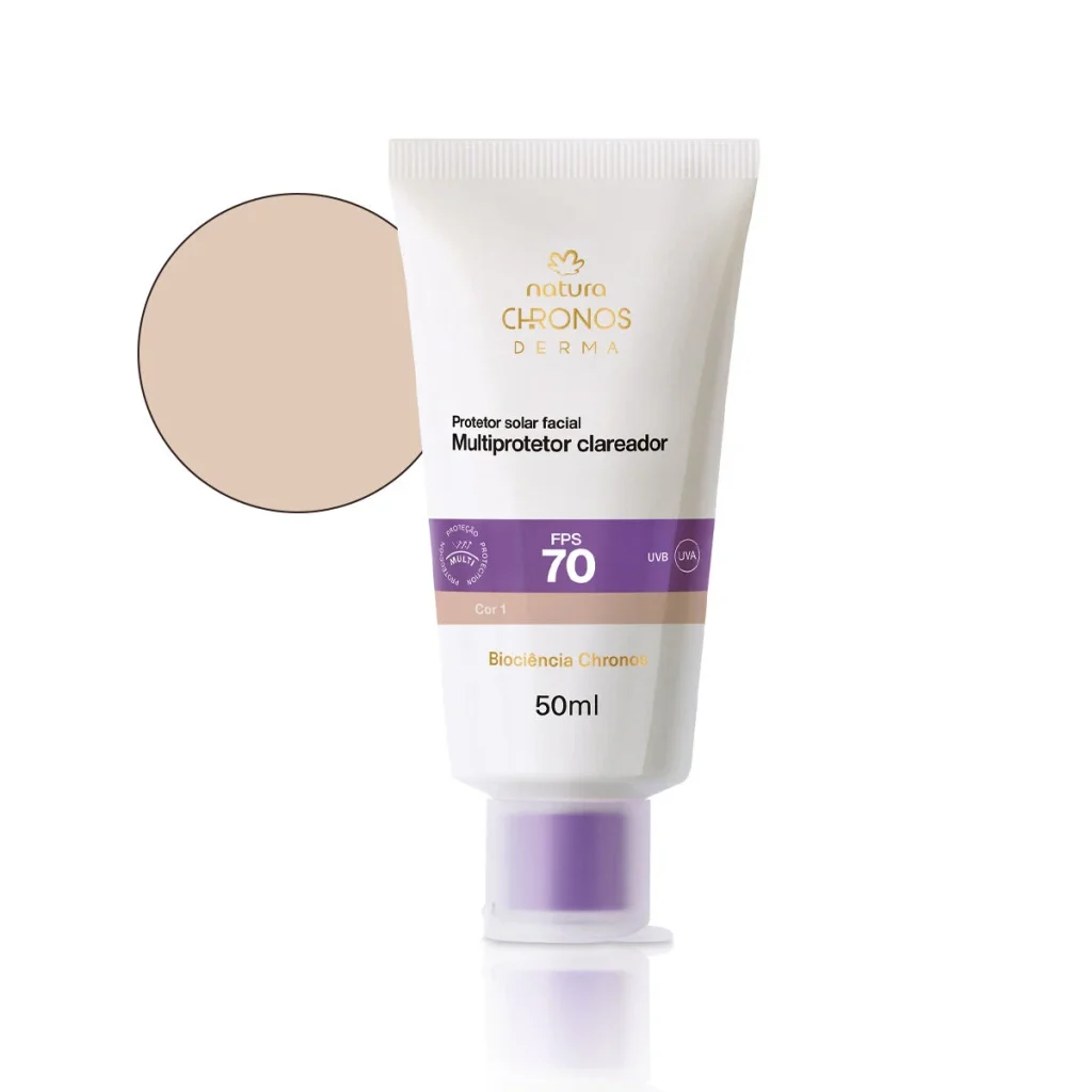 Multiprotetor Clareador de Manchas Solares FPS 70 Chronos Derma