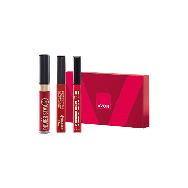 Presente Trio Powerstay Vermelhos