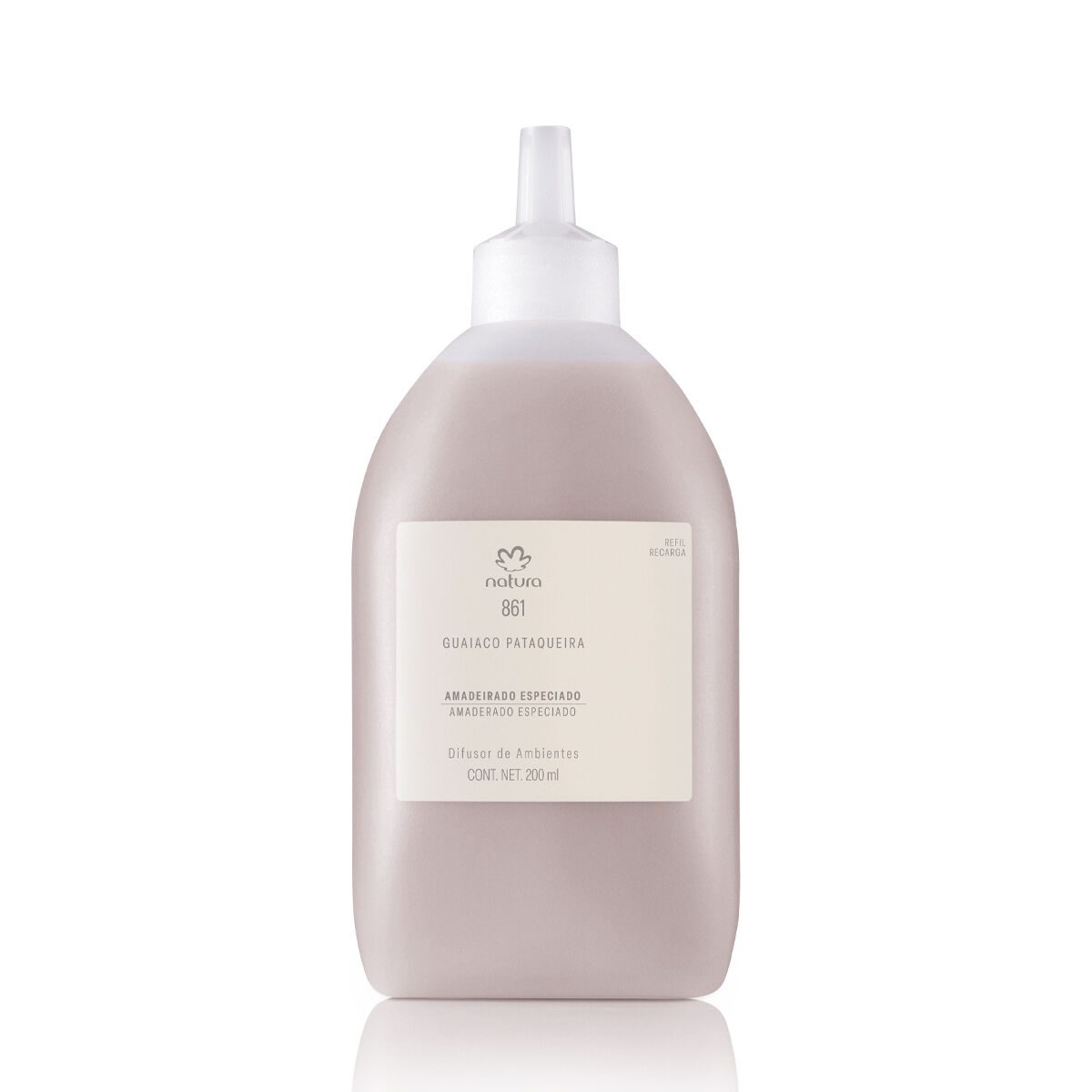Refil Difusor Natura 861 Guaiaco Pataqueira 200 ml sem vareta 2 Refil Difusor Natura 861 Guaiaco Pataqueira 200 ml sem vareta