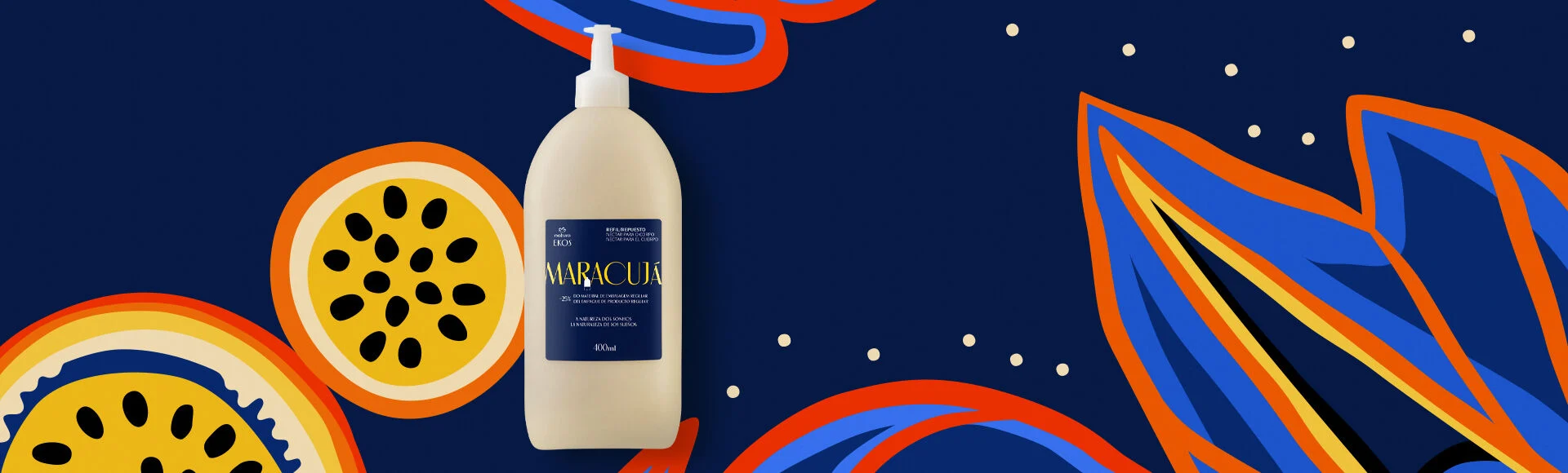 Refil Nectar Desodorante Hidratante Ekos Maracuja Natureza dos Sonhos