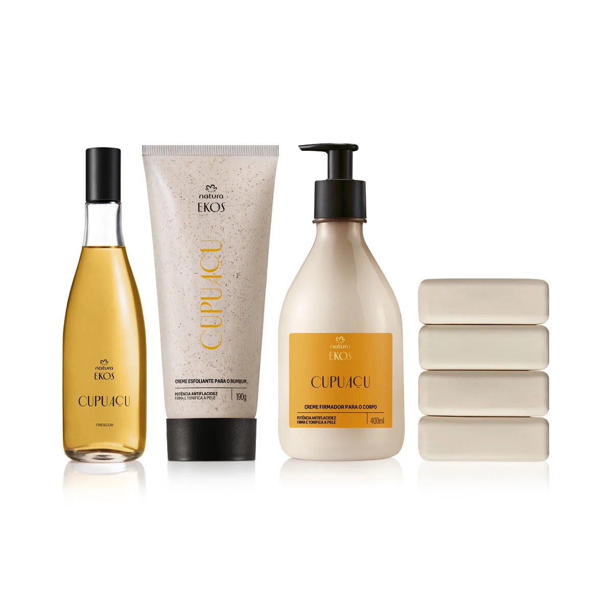 Kit Ekos Cupuaçu Hidratante, Esfoliante, Sabonete e Frescor 4 1775062340 991 Kit Ekos Cupuacu Hidratante Esfoliante Sabonete e Frescor