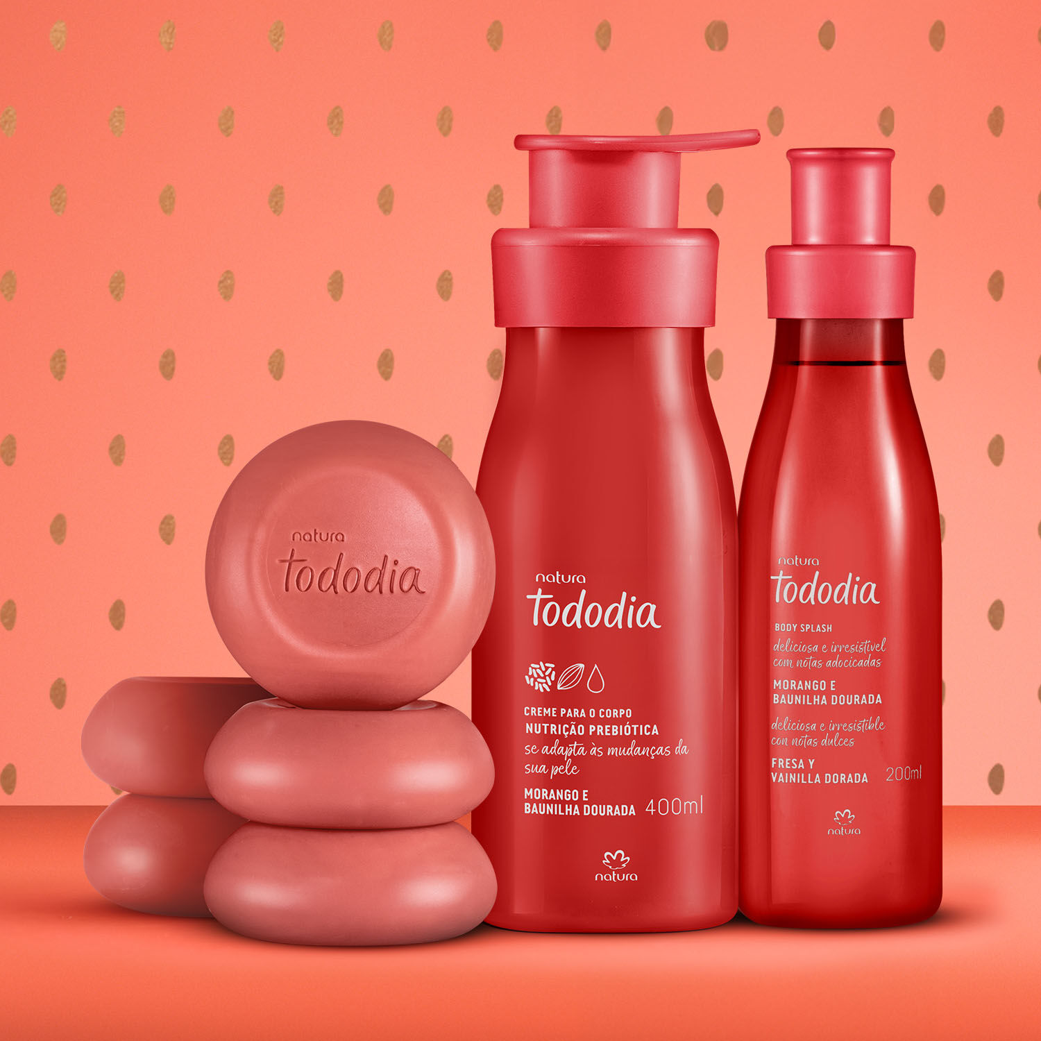 1775063977 989 Kit Tododia Morango e Baunilha Dourada com Hidratante Body Splash