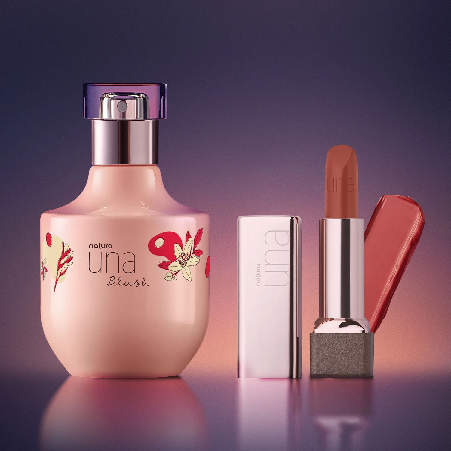 Kit Una Blush e Batom CC Hidratante 4 1775080641 796 Kit Una Blush e Batom CC Hidratante
