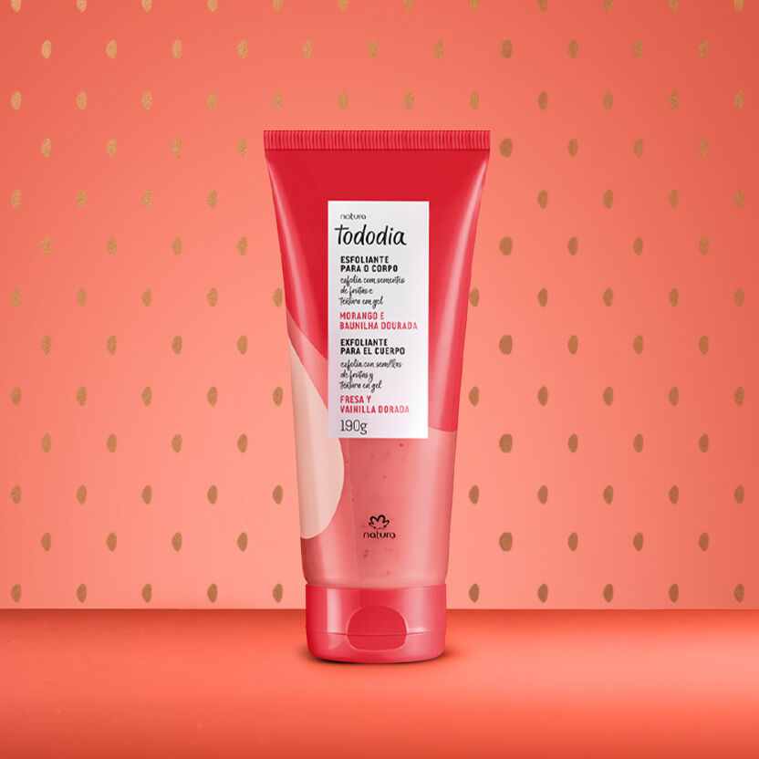 1775092160 650 Esfoliante para o Corpo Tododia Morango e Baunilha Dourada
