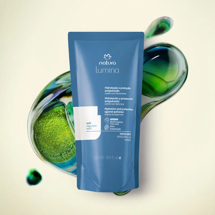 Refil Máscara Hidratante Lumina para Hidratação e Proteção Antipoluição 3 1775108589 563 Refil Mascara Hidratante Lumina para Hidratacao e Protecao Antipoluicao
