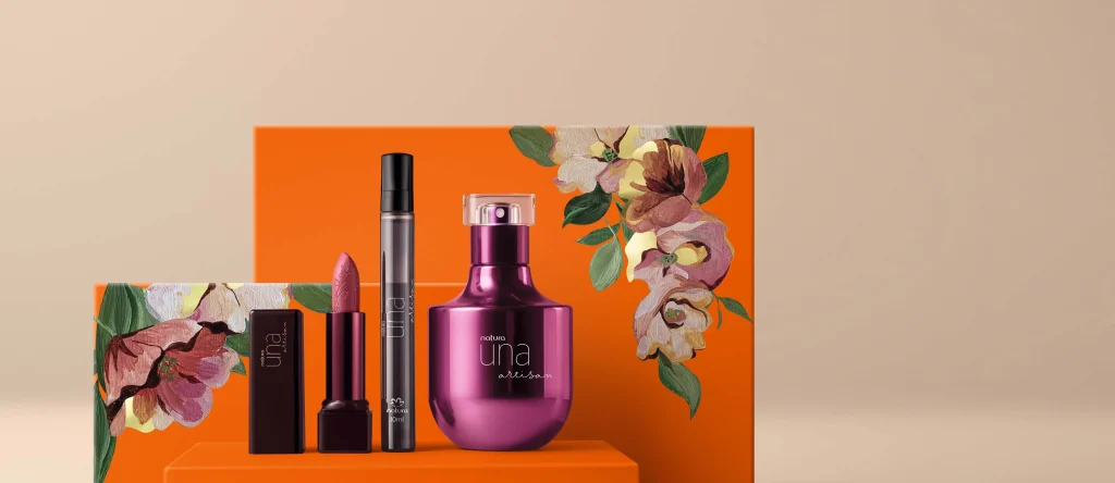 Presente Dia das Mães Una Artisan Deo Perfume com Batom