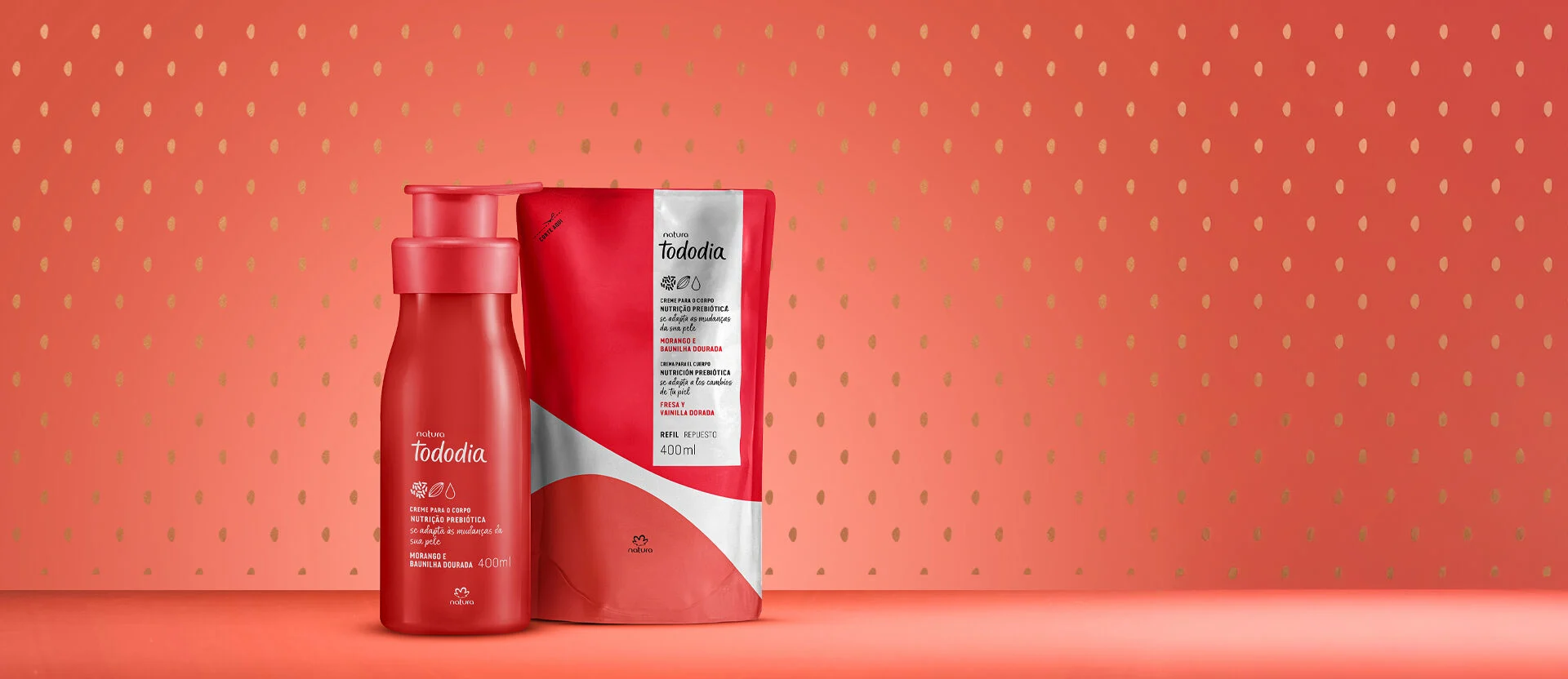 1775136077 103 Kit Creme Desodorante Nutritivo Tododia Morango e Baunilha Dourada com