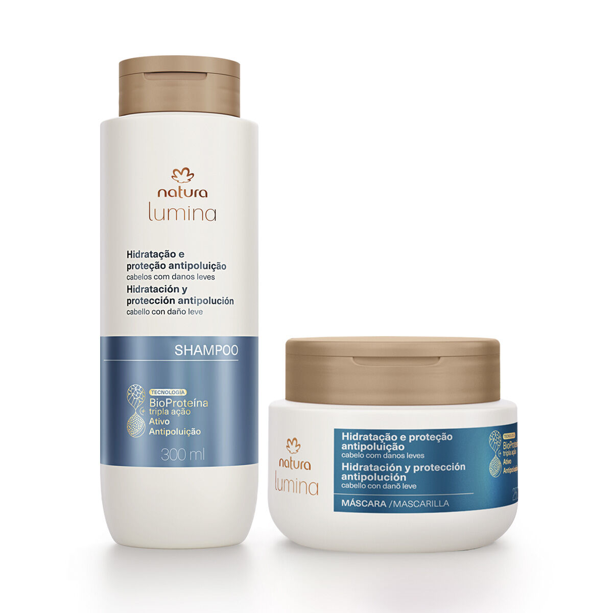 1775140942 608 Kit Shampoo e Mascara Hidratacao e Protecao Antipoluicao Lumina