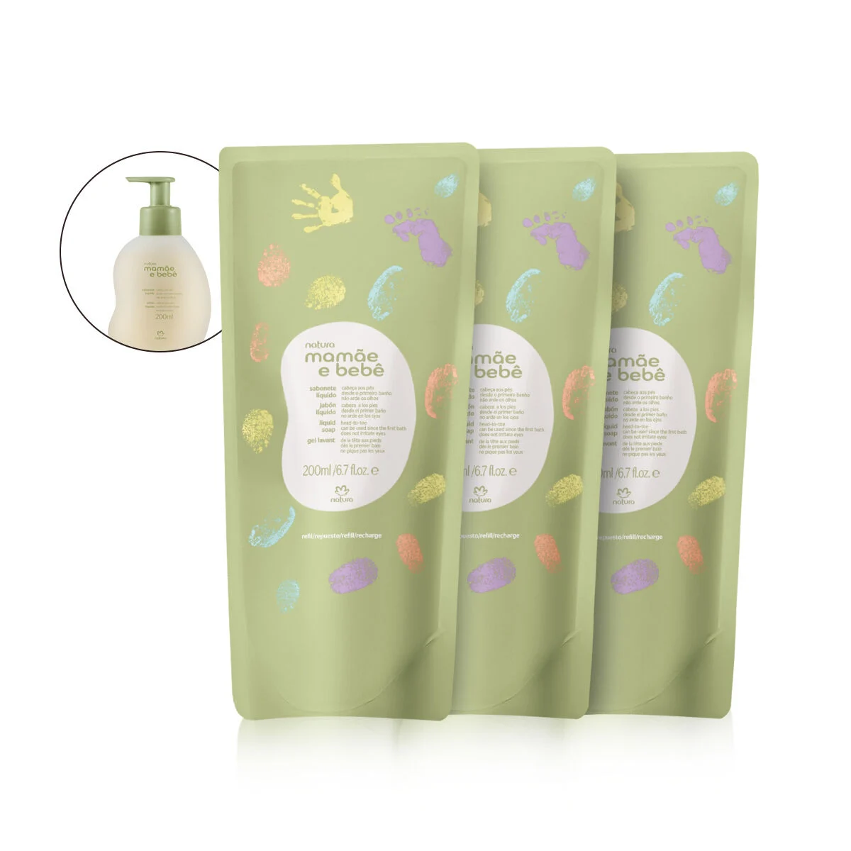 1775184933 757 Kit Refil Sabonete Liquido da Cabeca aos Pes Mamae e