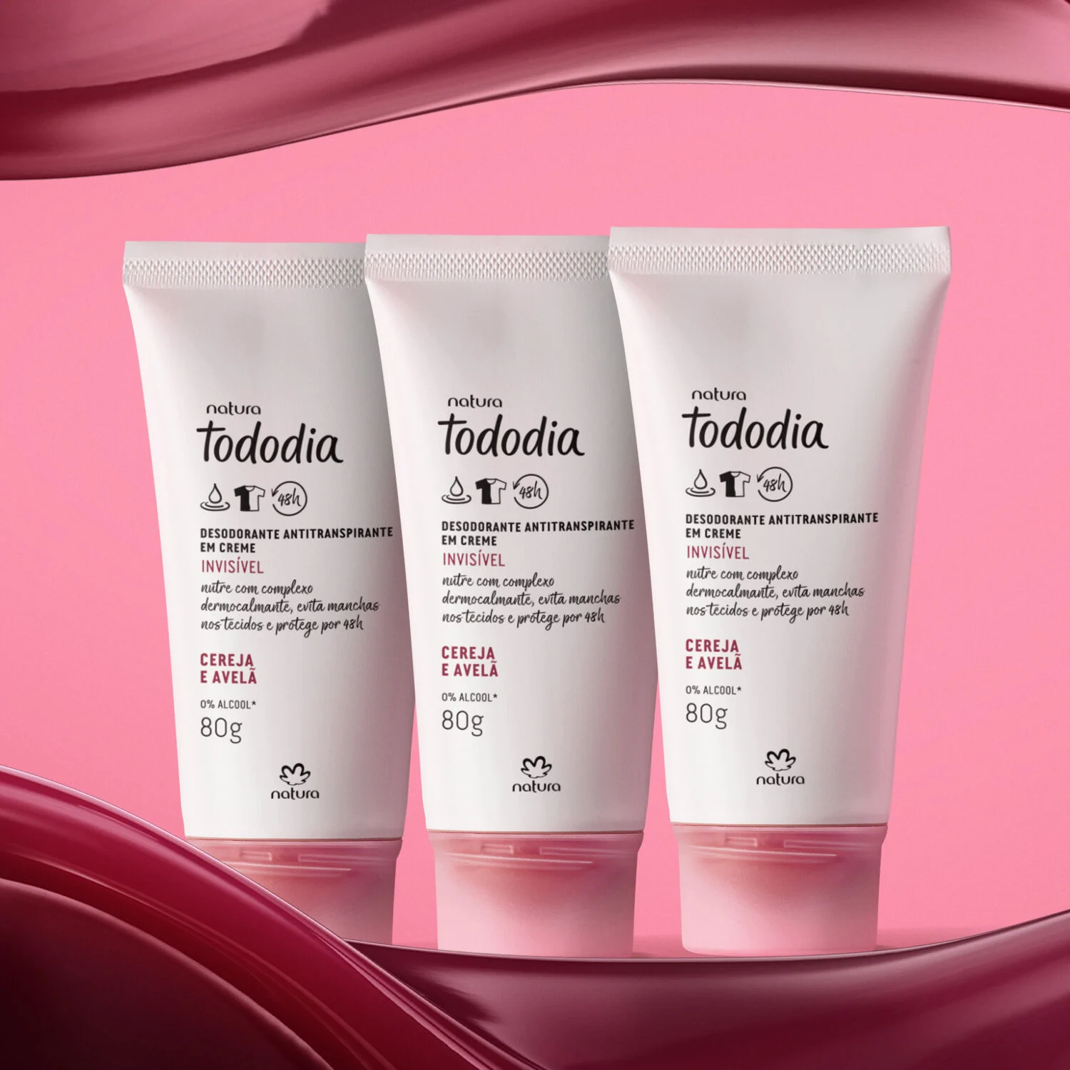 1775185422 526 Kit Desodorante Antitranspirante em Creme Tododia Cereja e Avela 3