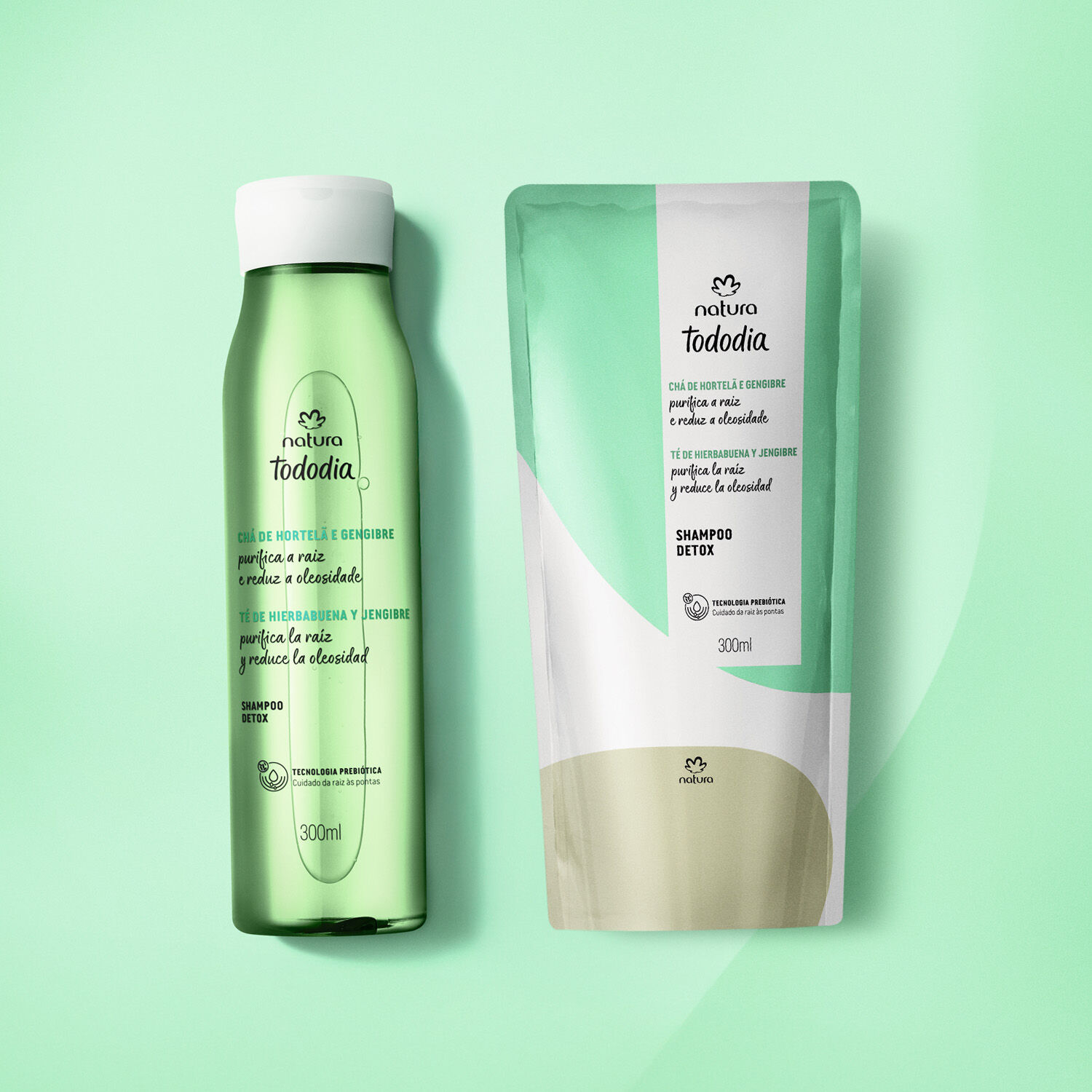 1775189368 305 Kit Shampoo Detox Tododia Cha de Hortela e Gengibre com