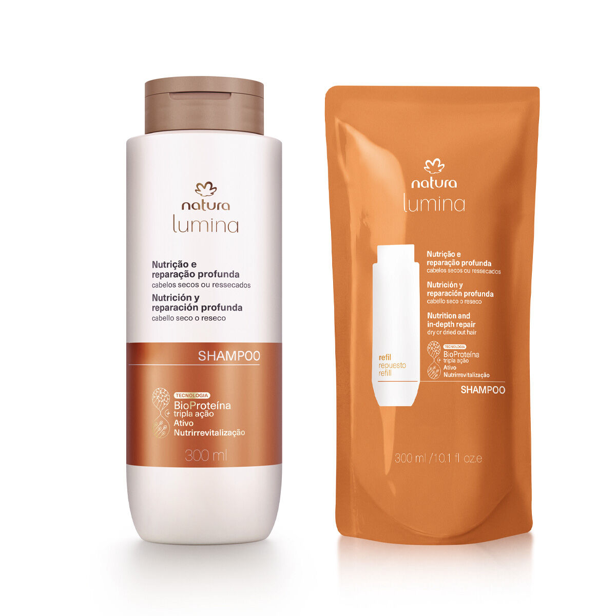 1775192031 100 Kit Shampoo Nutricao e Reparacao Profunda Lumina com Refil 2