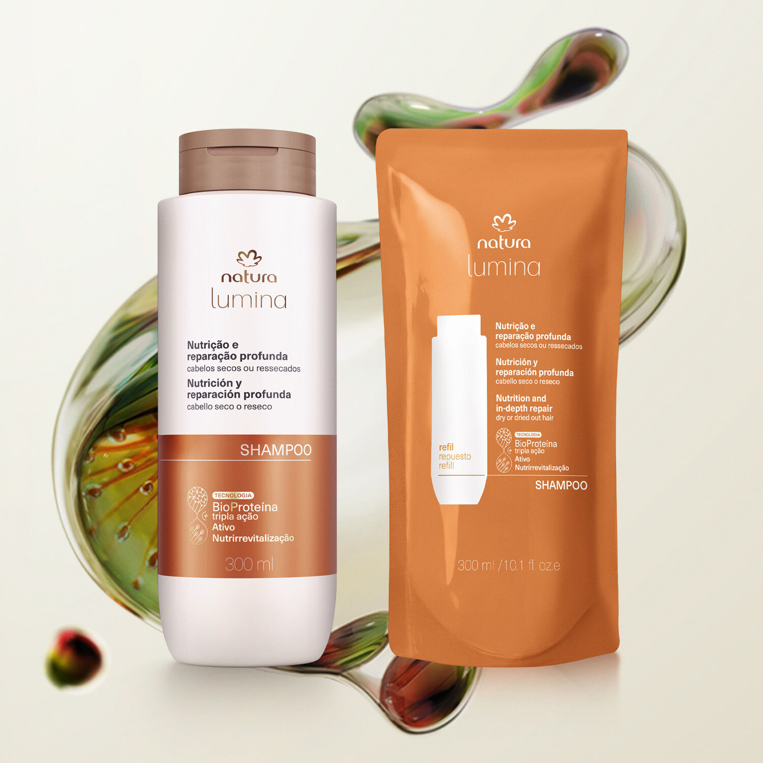 1775192031 329 Kit Shampoo Nutricao e Reparacao Profunda Lumina com Refil 2