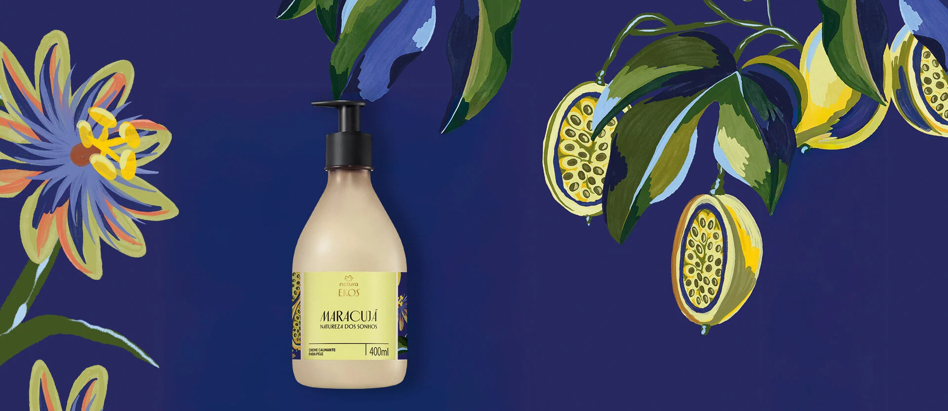 1775308288 880 Creme Desodorante Hidratante para o Corpo Ekos Maracuja Natureza dos
