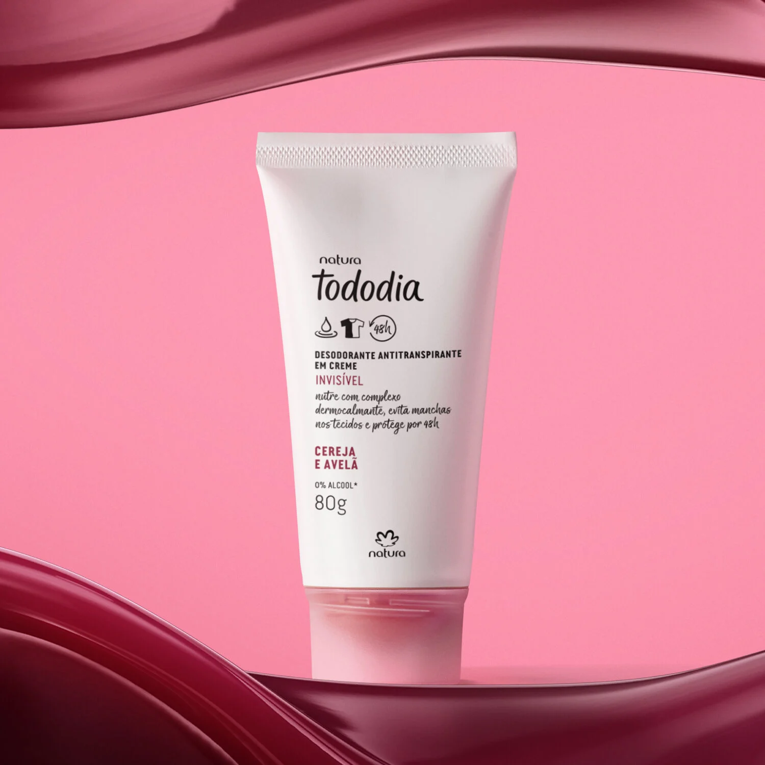 1775526140 284 Desodorante Antitranspirante em Creme Tododia Cereja e Avela