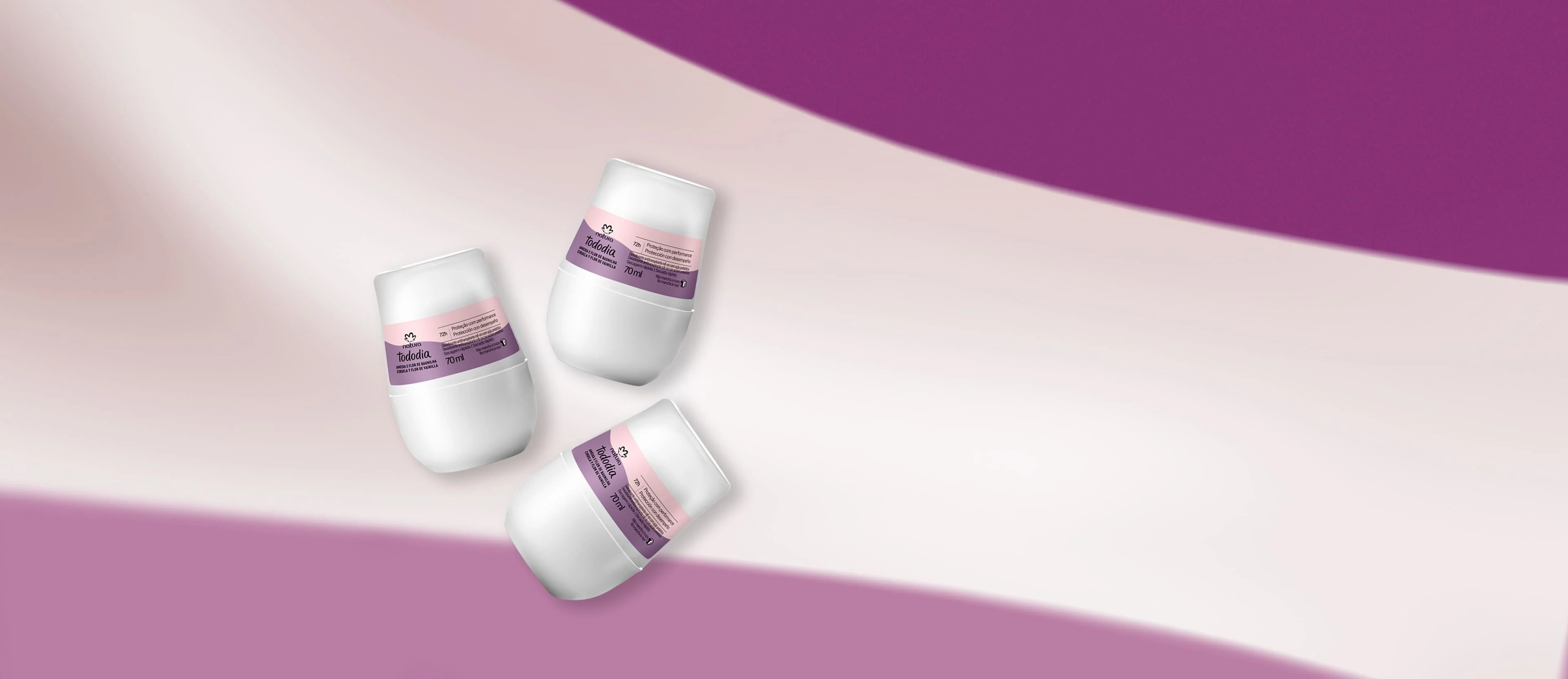 Kit Desodorante Antitranspirante Roll-on Ameixa e Flor de Baunilha (3 unidades) 3 1776218059 642 Kit Desodorante Antitranspirante Roll on Ameixa e Flor de Baunilha 3