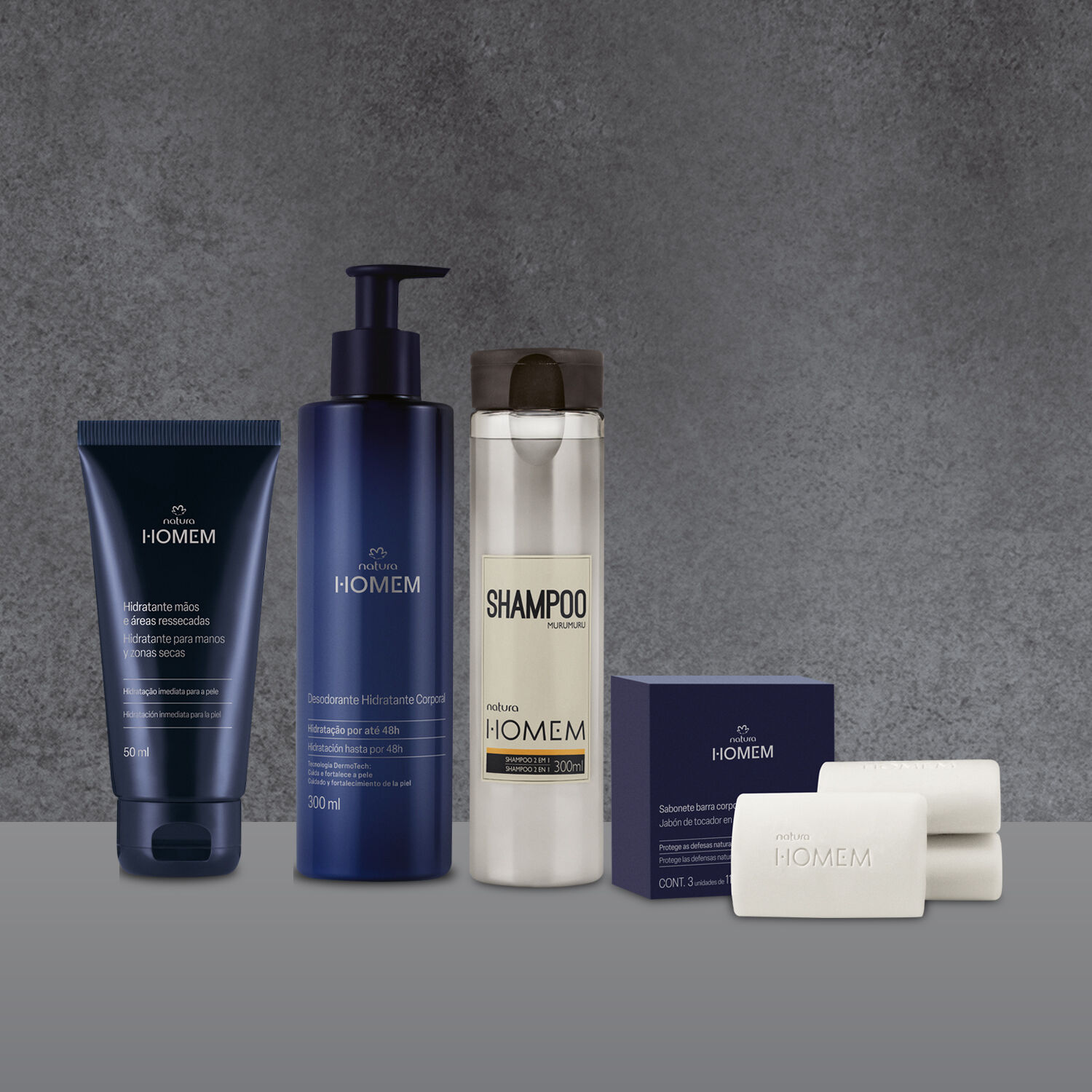1776226315 226 Kit Natura Homem Cuidados Pessoais 4 produtos