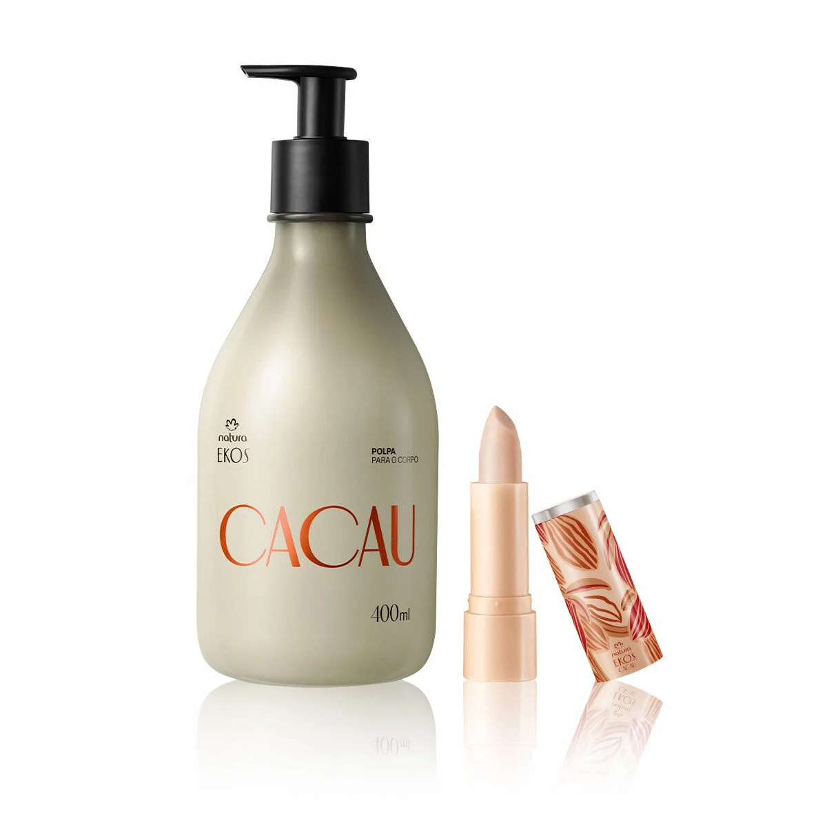1776228481 716 Kit Ekos Cacau Hidratante e Protetor Labial 2 produtos