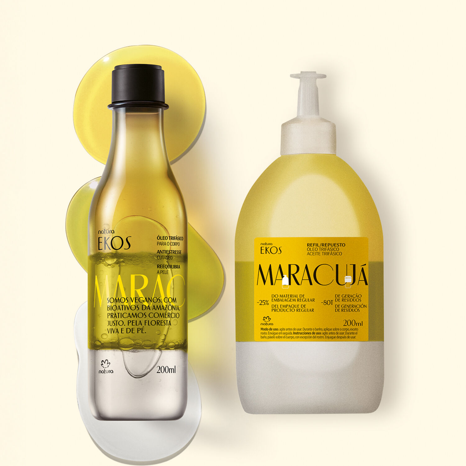 1776244271 792 Kit Oleo Trifasico Desodorante Corporal Ekos Maracuja com Refil
