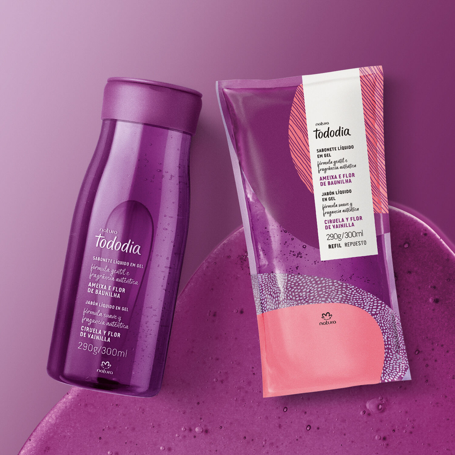 1776253511 305 Kit Sabonete Liquido Gel Tododia Ameixa e Flor de Baunilha