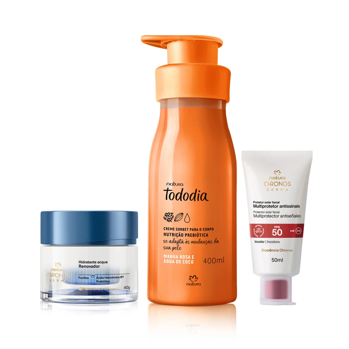 1776258156 9 Kit Verao Chronos Derma e Tododia Manga Rosa e Agua