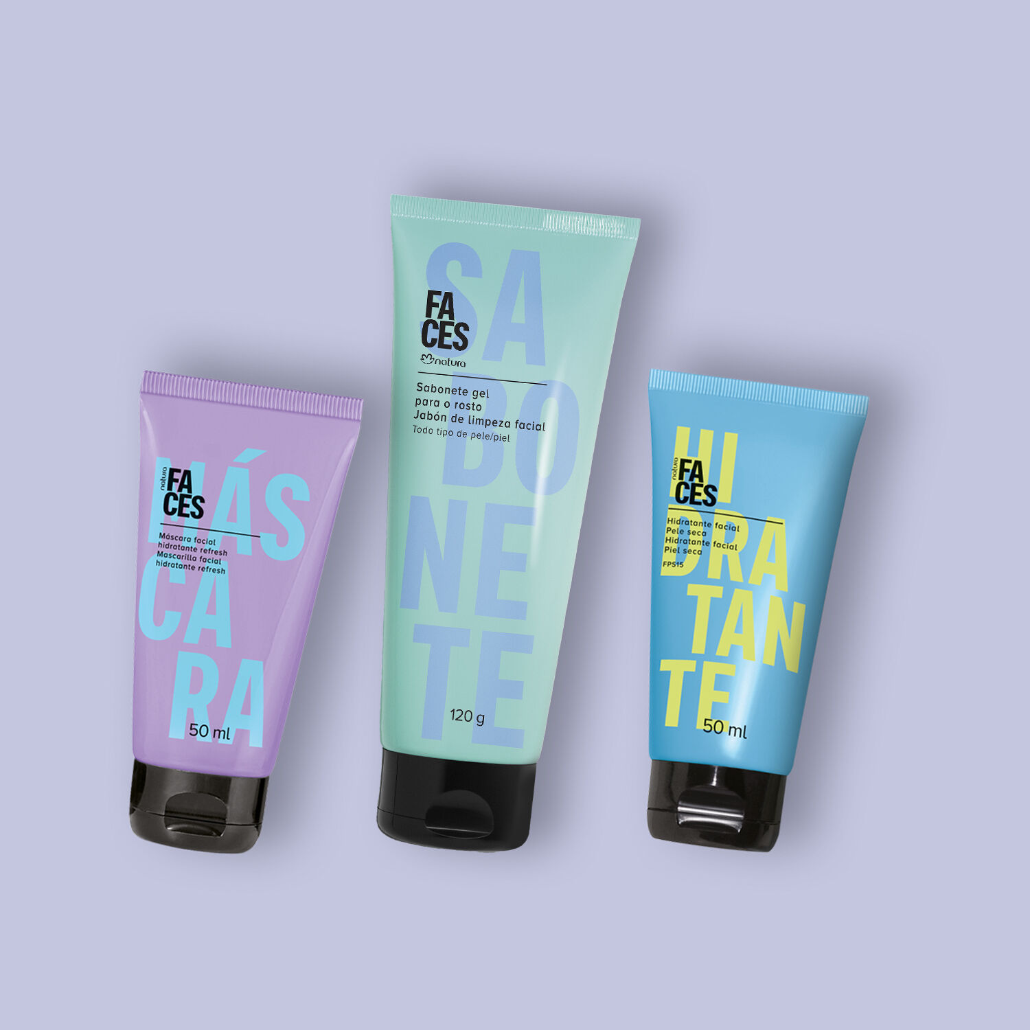 1776261469 257 Kit Ritual Pele Normal a Seca Faces 3 produtos
