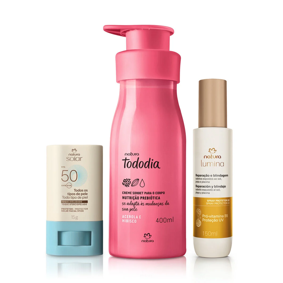 Kit Verão Protetor Solar Facial, Spray Capilar e Hidratante Corporal 4 1776262422 707 Kit Verao Protetor Solar Facial Spray Capilar e Hidratante Corporal