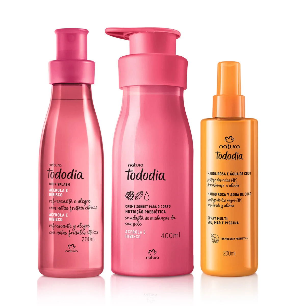 Kit Verão Tododia Acerola e Hibisco Creme Corporal, Body Splash e Spray Capilar 4 1776266675 42 Kit Verao Tododia Acerola e Hibisco Creme Corporal Body Splash