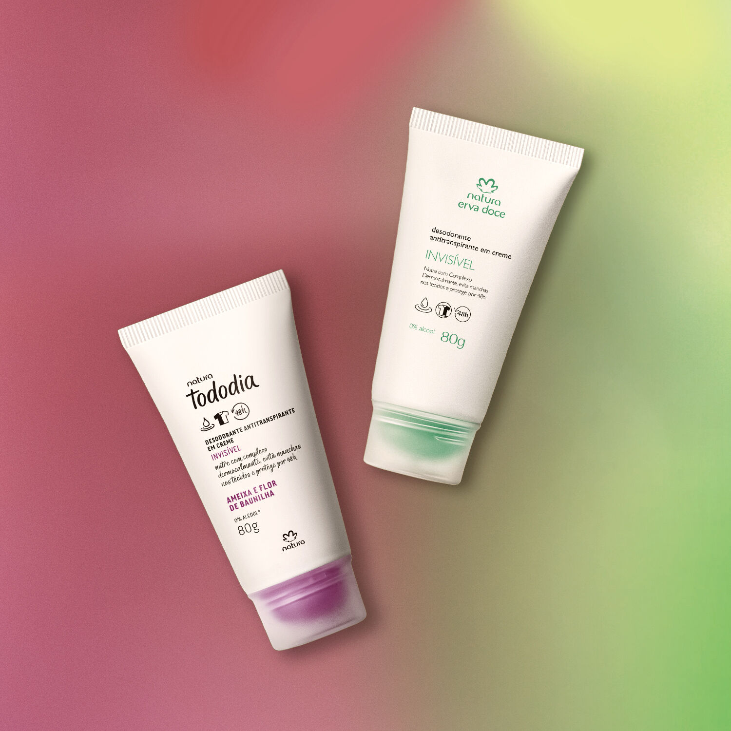 1776268461 206 Kit Desodorantes em Creme Erva Doce e Tododia Ameixa e
