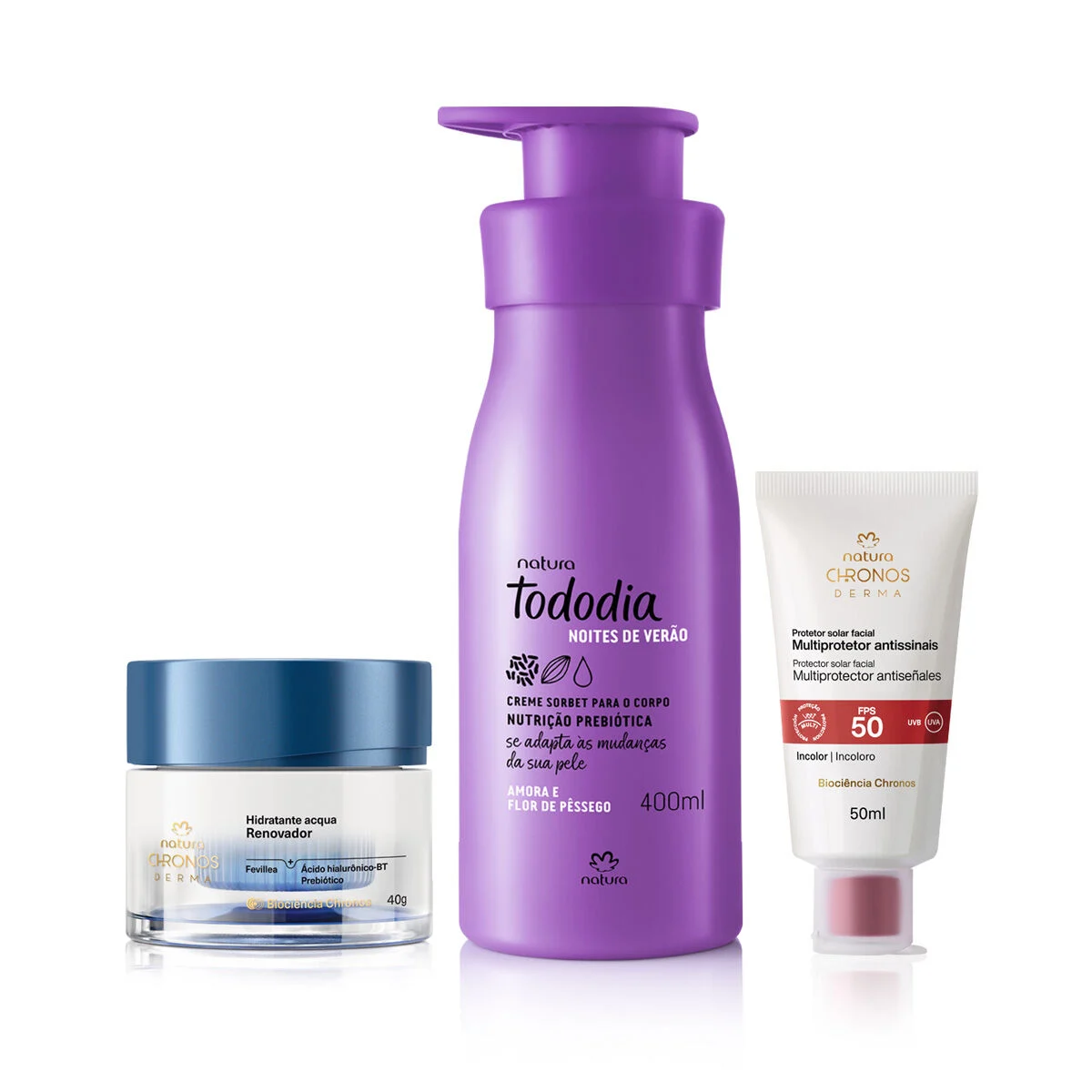 1776275735 739 Kit Verao Chronos Derma e Tododia Amora e Flor de