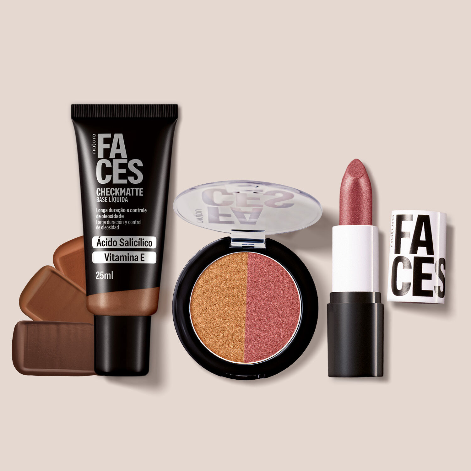 1776282062 781 Kit Faces Base Checkmatte Duo Super Brilho e Batom Cremoso