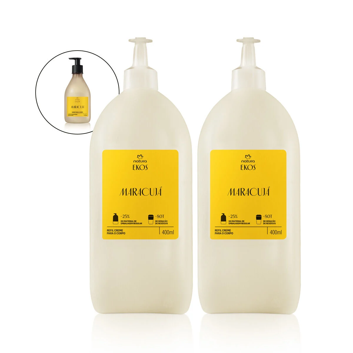 1776301858 921 Kit Creme Desodorante Hidratante para o Corpo Ekos Maracuja