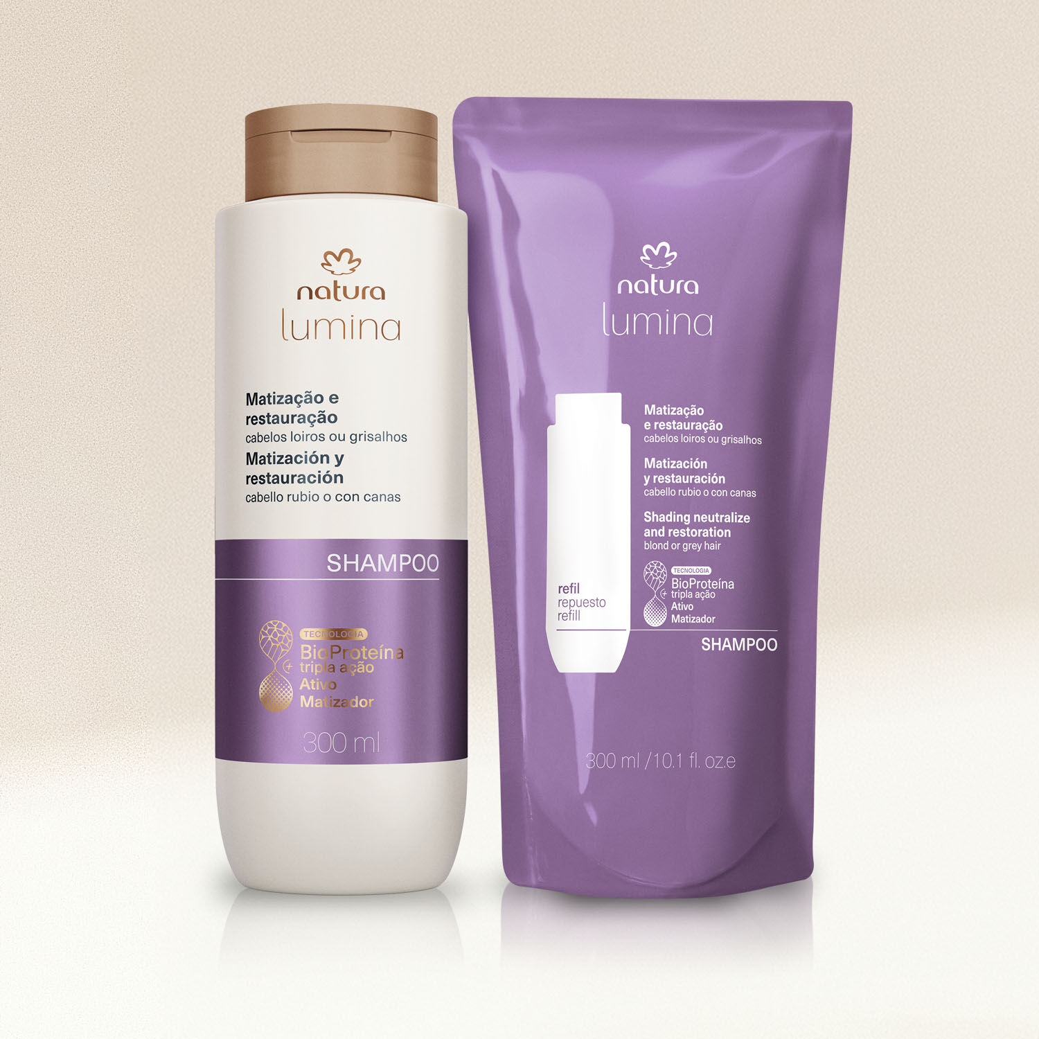 1776302279 581 Kit Lumina Matizacao e Restauracao Shampoo e refil