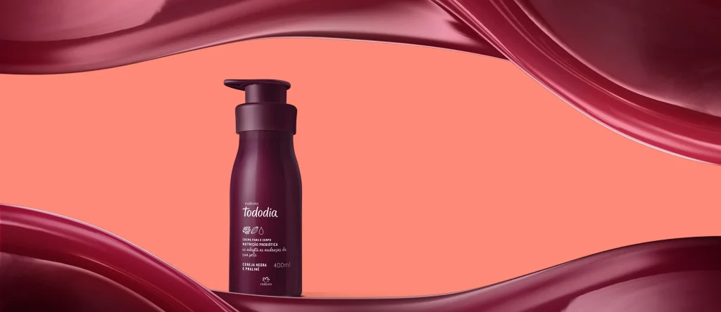 Creme Desodorante Nutritivo para o Corpo Tododia Cereja Negra e Praliné