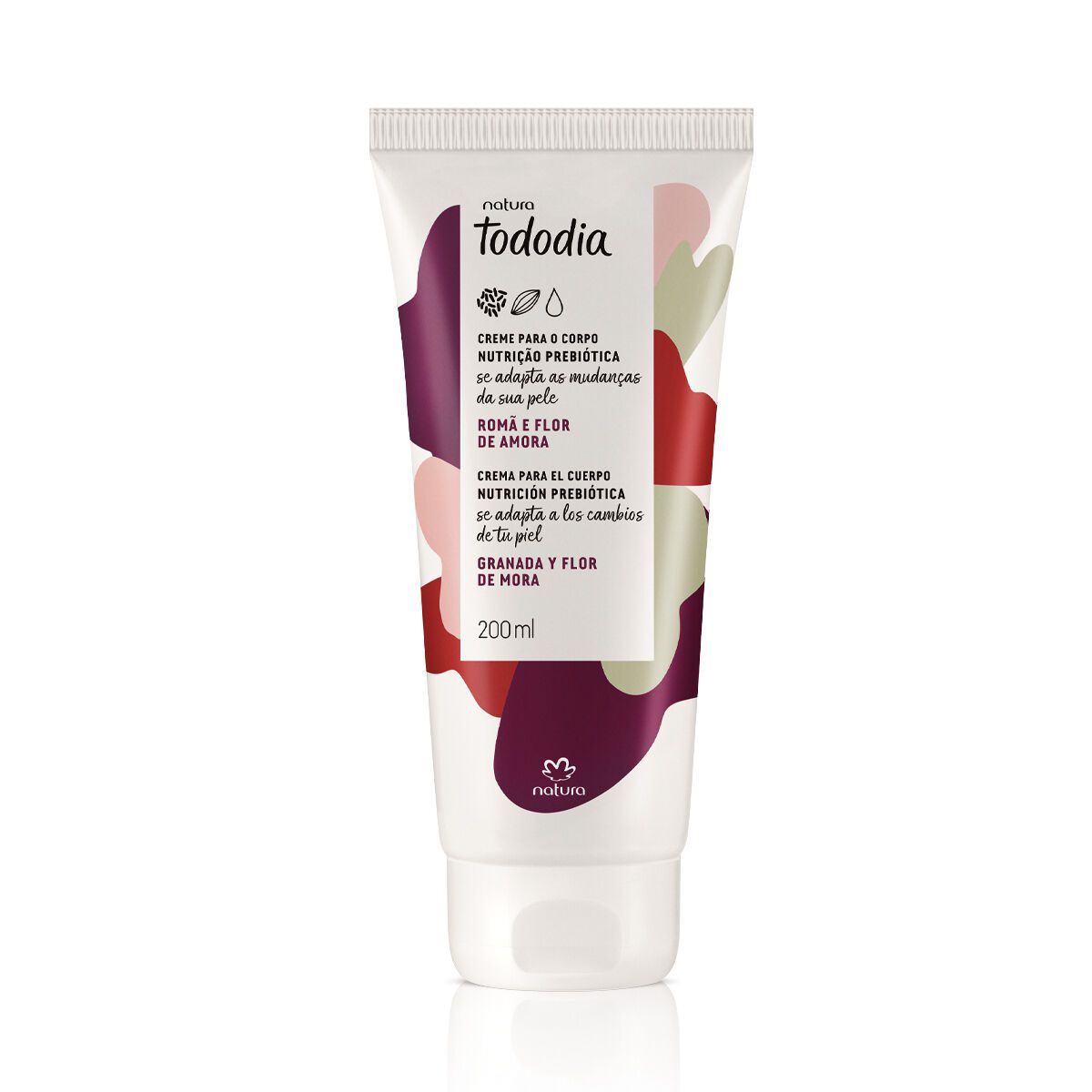 Creme Desodorante Nutritivo para o Corpo Tododia Roma e Flor