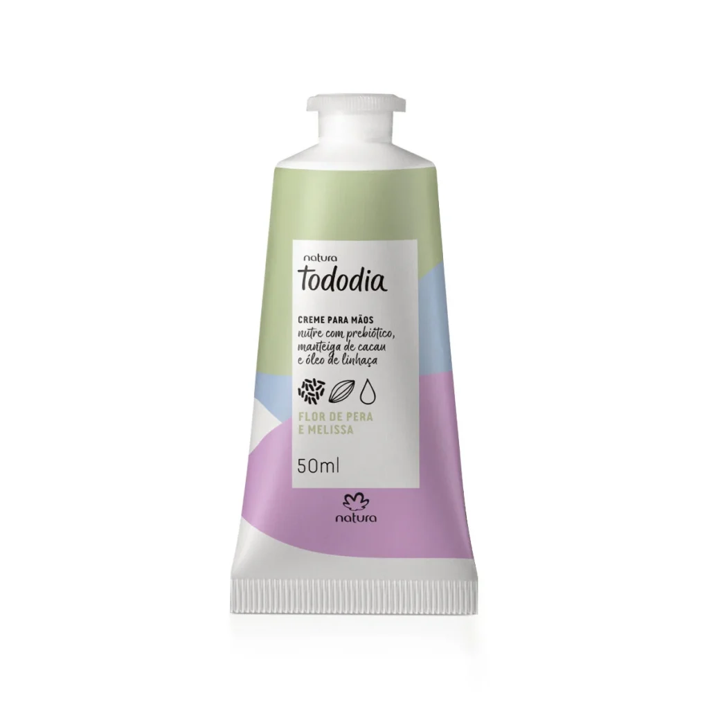 Creme Nutritivo para Mãos Tododia Flor de Pera e Melissa