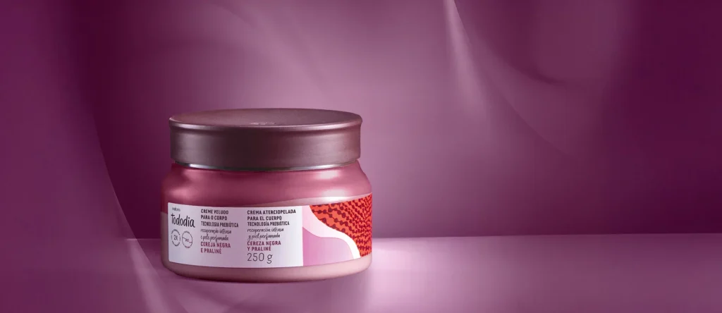 Creme Veludo para o Corpo Tododia Cereja Negra e Praliné