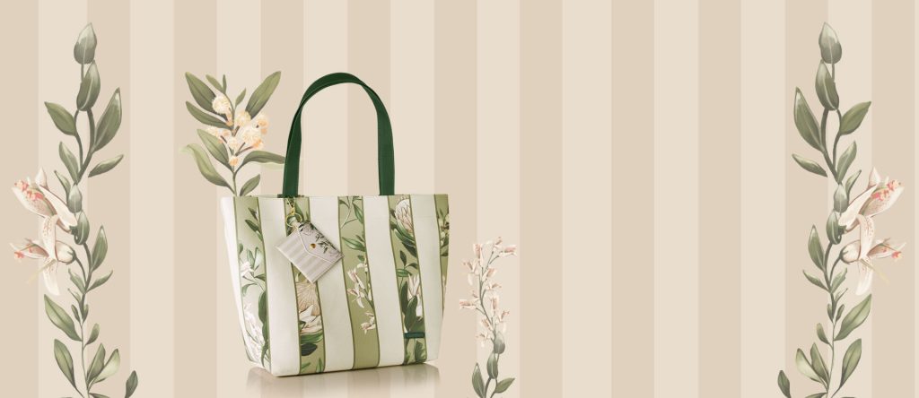 Kit Bolsa Listrada e Porta-cartão Crer Para Ver