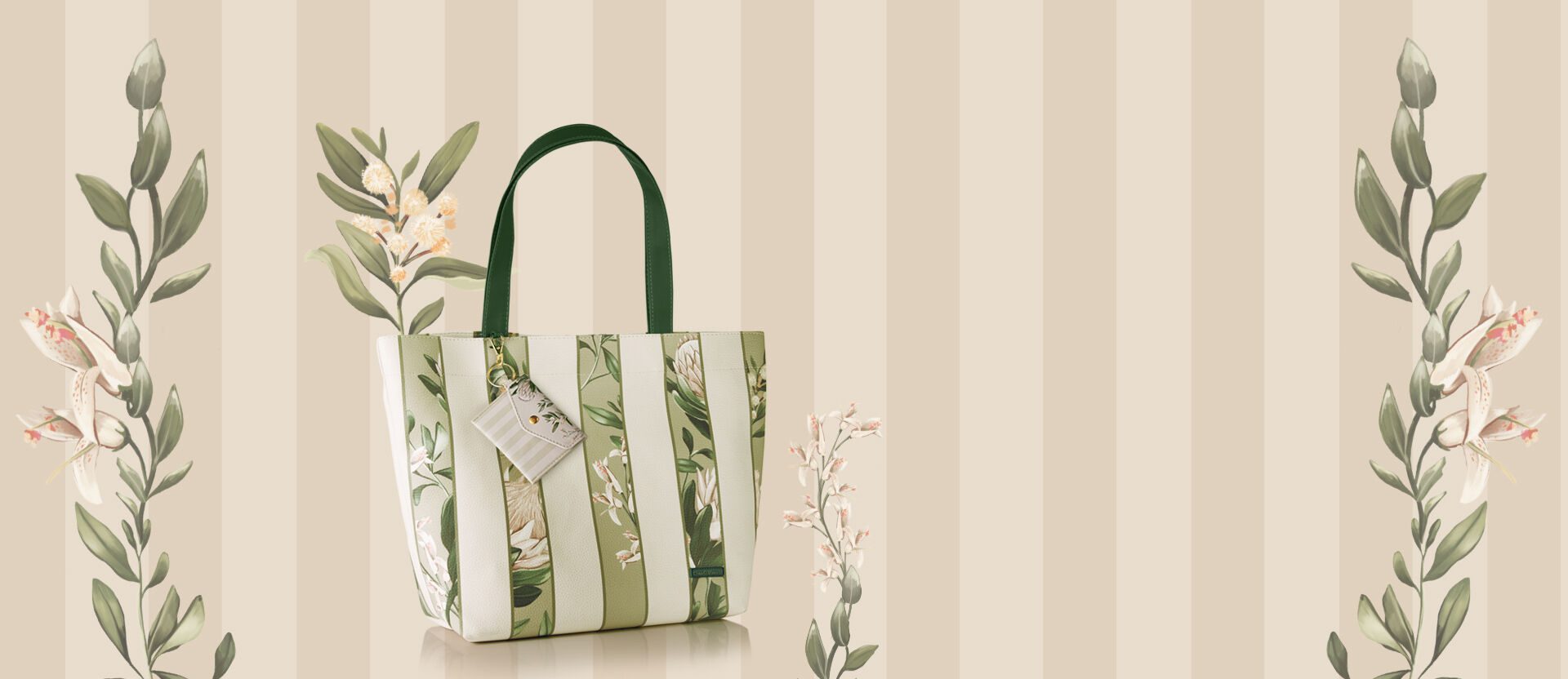 Kit Bolsa Listrada e Porta cartao Crer Para Ver