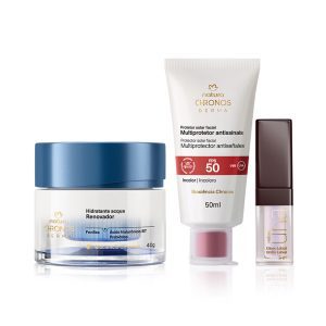 Loja 73 Kit Chronos Derma e Gloss Labial Una Volume Imediato Incolor