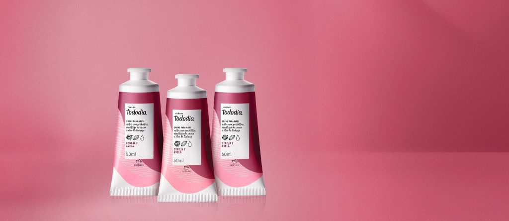 Kit Creme Nutritivo para as Mãos Tododia Cereja e Avelã