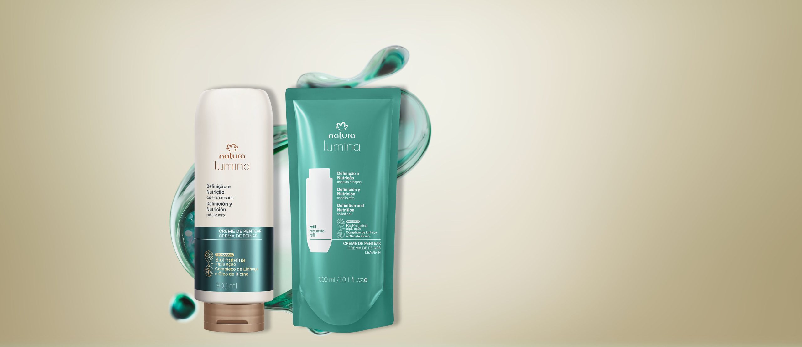 Kit Creme de Pentear Ativador para Definicao e Nutricao de scaled