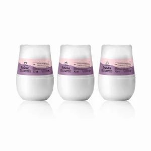 Loja 46 Kit Desodorante Antitranspirante Roll-on Ameixa e Flor de Baunilha (3 unidades)